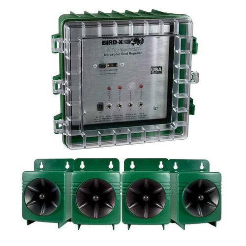 Bird Deterrent System with Ultrason X 4-Speaker, 220V