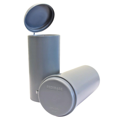 Redi-Base 4x8 Concrete Cylinder Molds, Test Cylinders, Grey (30/Case) 