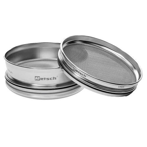 Retsch Test Sieve, 8-inch by 2-inch stainless steel mesh sieve with 250-micron opening according to DIN ISO 3310/1 standard