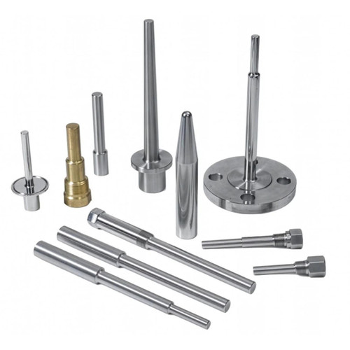 Pyromation Thermowell, 0.260-inch bore, 1/2-inch NPT connection, 6-inch long, metal thermowell with various sizes of stems for temperature sensing.