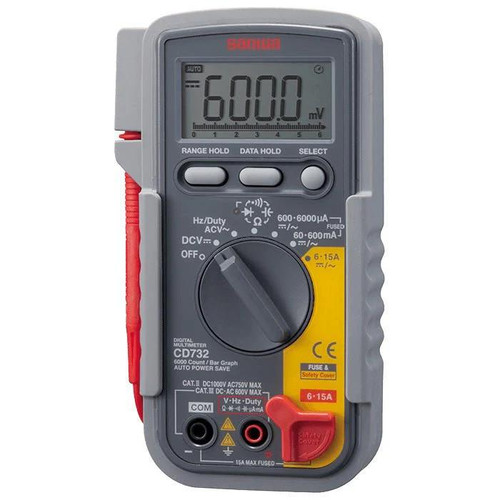 Sanwa Digital Multimeter with High-Speed Bar Graph, Continuity Buzzer, and Digital Display for Precise Voltage, Current, and Resistance Measurements