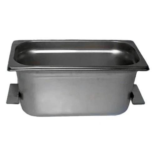 Crest Ultrasonics Stainless Steel Auxiliary Pan SSAP360, 9.5 x 5.25 x 6 inches, stainless steel laboratory auxiliary pan for ultrasonic cleaning and medical applications.