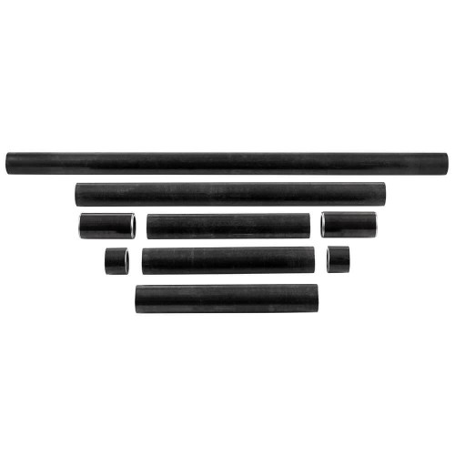 Gilson Company Piston Extension Set for Field CBR Test, black metal piston components and extension pieces for construction testing