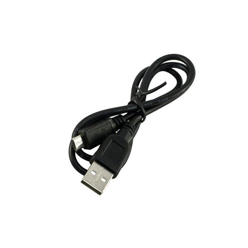Sper Scientific Micro USB Cable for Sper Dataloggers, black USB cable with standard USB-A connector and Micro USB connector for data transfer and charging.
