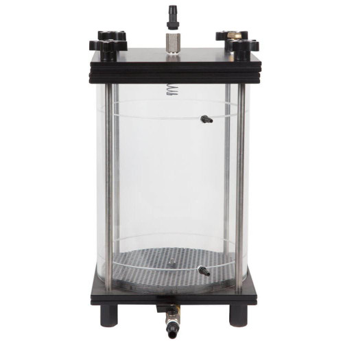 Gilson Company ASTM/AASHTO Permeameter, 9.0-inch diameter, laboratory testing equipment for permeability measurement on soil and aggregate samples.