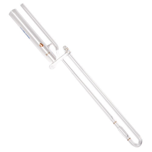 Gilson Company Zeitfuchs Cross-Arm Viscometer, Size 2, laboratory glass viscometer with a long thin tube and a cross-arm structure for precise viscosity measurements.
