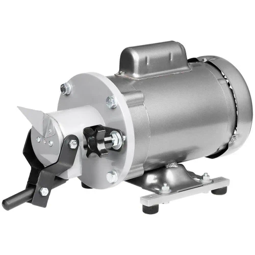 Gilson Company Mini Pulverizer, compact metallic laboratory grinding machine with motorized operation and sturdy base for efficient pulverizing.
