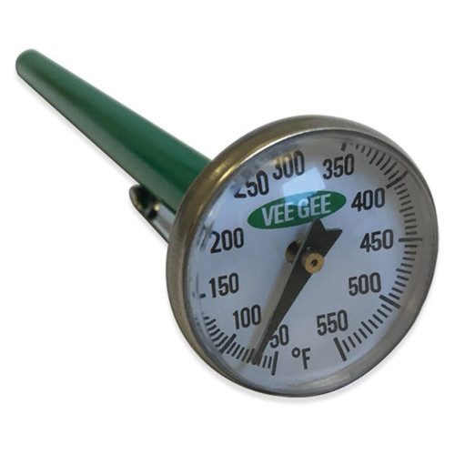 Concrete Dial Thermometer, 25° - 125°F - Available in 5 or 8 Stem Le