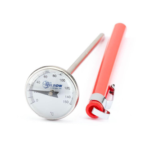 1 in Dial Dia, 5 in Stem Lg, Dial Pocket Thermometer - 23NU30