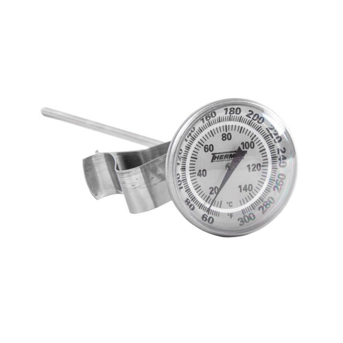 Dtacke Pipe Thermometer Clip on Spring Pipe dial Thermometer/Temperature  Gauge Thermo Water Oil Temperature Gauge with Clip-on Spring