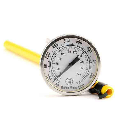 MAX-MIN THERMOMETER GREY MAGNET RE-SET - Eduscience