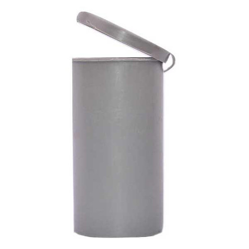 Paragon 4x8-inch Concrete Test Cylinders with Flat Lids, Gray (36/Cs), cylindrical testing cylinders for concrete strength analysis with lid.