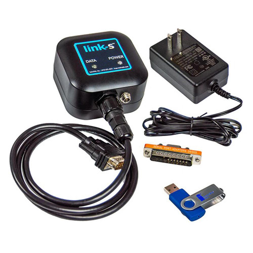 InstroTek EMMA Electronic Mass Measurement Assistant, electronic device with cables, power adapter, USB flash drive, and data connector for precise mass measurement and data recording.