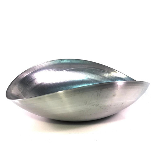 HMA Lab Supply Weighing Scoop, Batch, 17in x 12in x 5in, stainless steel laboratory weighing scoop for precise measurement and collection of materials.