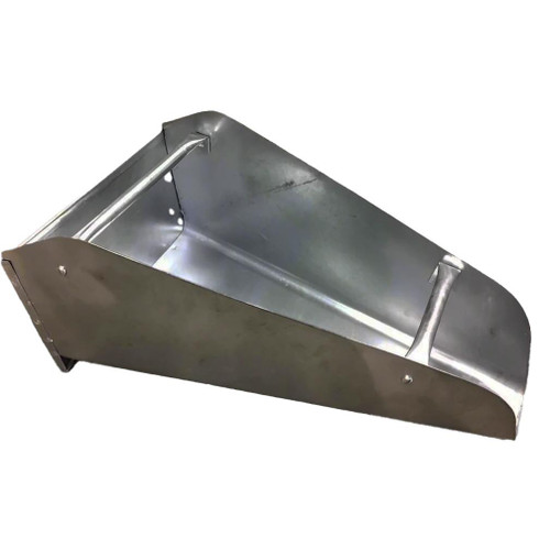 HMA Lab Supply Gyratory Loading Scoop, Galvanized, laboratory laboratory scoop for loading and transferring powders and samples.