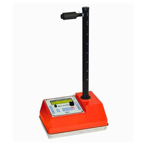 InstroTek MC3 Elite Nuclear Gauge, digital display and measurement probe with vertical measurement column.