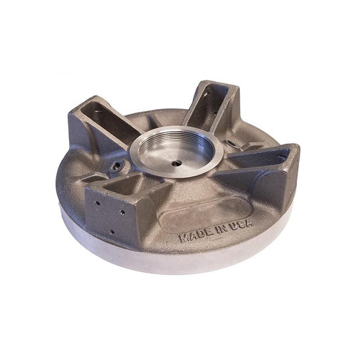 Forney Lid for Forney Press-Aire Meter, metallic lid component with central threaded hole for pressure gauge attachment.