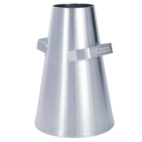 CMTE Slump Cone for SCC Testing, stainless steel slump cone for concrete consistency testing.