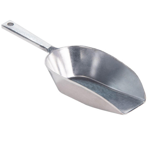 Aluminum Flat Bottom Sample Scoop, 4oz
