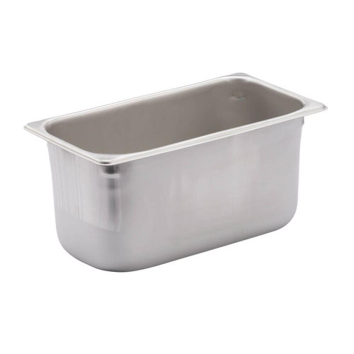 Stainless Steel Pan, Rectangular, 5.9qt