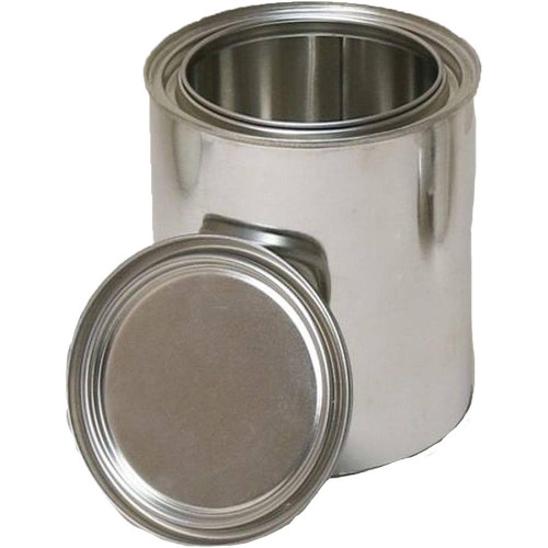 Sample Containers, Tinned-Metal, 16oz (12/Pk)