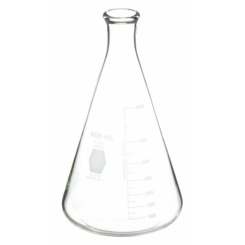 6000 mL Pyrex Erlenmeyer Flask | Flasks and Graduated Cylinders