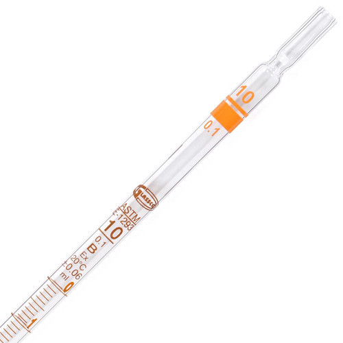 Gilson Company 10ml Mohr Pipette Type Measuring, Orange 