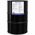 Gilson Company Hisol Plus Extraction Solvent, 55 Gallon black drum with safety and handling labels for industrial chemical