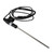 Sper Scientific ATC Temperature Probe, long stainless steel sensing probe with black insulated cable and connector.