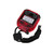 Sper Scientific Observational Research Stopwatch, red digital stopwatch with LCD display and black protective cover on the side.