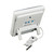 Sper Scientific Humidity/Temperature Monitor with Remote Temperature Sensor, white electronic device with display screen and attached sensor probe.