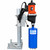 KOR-IT K-90 12-inch Milwaukee Core Drill with Anchor Bolts Base, industrial power drilling machine with a blue water-cooled core bit and metal stand for construction and masonry drilling.
