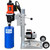 KOR-IT K-102 12in Electric Core Drill, Anchor and Vacuum Base, heavy-duty industrial drilling equipment in black, red, and silver with a blue water-cooled reservoir, designed for precision drilling.