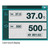 Lab Companion ISS-3075 Incubated Shaker (Stackable), color touch display showing temperature set to 37.0°C and speed at 500 rpm.