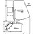 Jaybird Manufacturing Jaybird Hydro SS Fog Fan with Sump, Benchtop Model, technical schematic with dimensions including 17-inch height, 16-inch width, and 18-inch length.