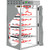 Shel Lab Forced Air Lab Oven, Digital Control, 13.7 Cubic Feet, cutaway illustration showing interior shelves and red arrows depicting forced-air circulation.