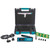 Proceq Resipod Concrete Resistivity Meter, 1.5in (38mm), complete kit displayed with an open protective carrying case, digital resistivity meter, test probe, cables, and accessories.