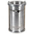 Gilson Company 6in Two-Part Compaction Mold Assembly, metallic cylindrical mold with top and bottom flanges and adjustable tension rods.