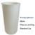  Deslauriers TC4W, 4x8in Concrete Test Cylinder Molds, White, No Lid (36 per case) 
