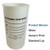  Deslauriers TC4WPG-L4D, 4x8in Concrete Test Cylinder Molds, White, Domed Lid, Generic Label (36 per case) 