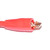  M.C. Miller 32746R, 6 ft Red Coiled Test Lead with 27C Clip and Shrouded Banana Plug 