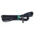  M.C. Miller 32746B, 6 ft Black Coiled Test Lead with 27C Clip and Shrouded Banana Plug 