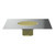 Thunderbird Products Thunderbird SBD63F, 3in SS No-Hub Commercial Thin Membrane Deck Drain w/ 6in Round Bronze Grate 