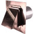 Thunderbird Products Thunderbird WDV12JFS Copper 12in Dryer Vent Stucco Mount w/ Flapper and Screen 