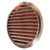 Thunderbird Products Thunderbird WLVR18F Copper 18in Round Louvered Gable Wall Vent Flush Mount 