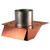 Thunderbird Products Thunderbird SWUEDV6 Stainless Steel 6in Under Eave & Soffit Dryer Exhaust Vent w/ Flapper 