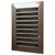 Thunderbird Products Thunderbird HCWLV1418J Hammered Copper W14in x H18in Louvered Gable End Vent Stucco Mount 