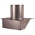 Thunderbird Products Thunderbird HCWUEDV6 Hammered Copper 6in Under Eave & Soffit Dryer Exhaust Vent w/ Flapper 