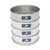 Global Gilson V10SF 4", 10in Diameter Full Height Sieve, Stainless Frame, Stainless Cloth, 4in (100.0mm)