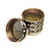 Global Gilson V3CH #40, 3in Diameter Half Height Sieve, Brass Frame, Stainless Cloth, No.40 (425 micrometer)